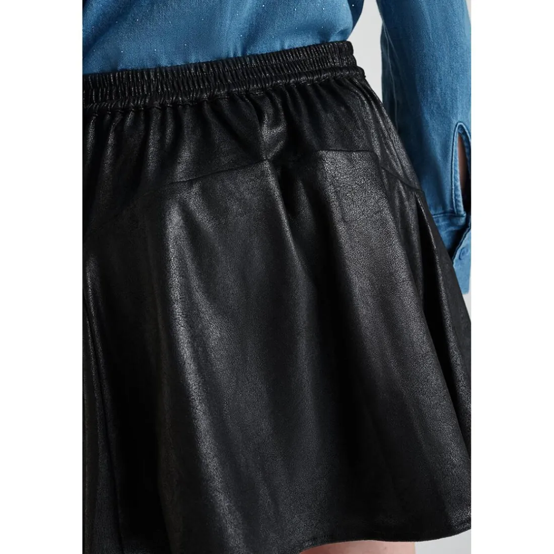 Jupe evasée, patineuse MILAGI noir Gaia