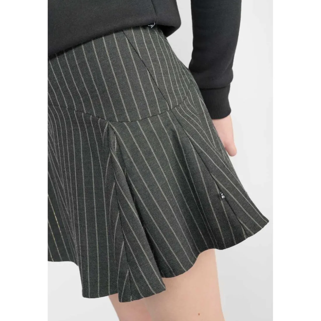 Jupe fille, evasée, patineuse MINAGI gris Isla