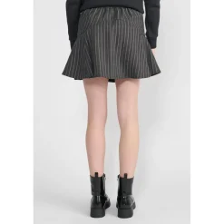 Jupe fille, evasée, patineuse MINAGI gris Isla