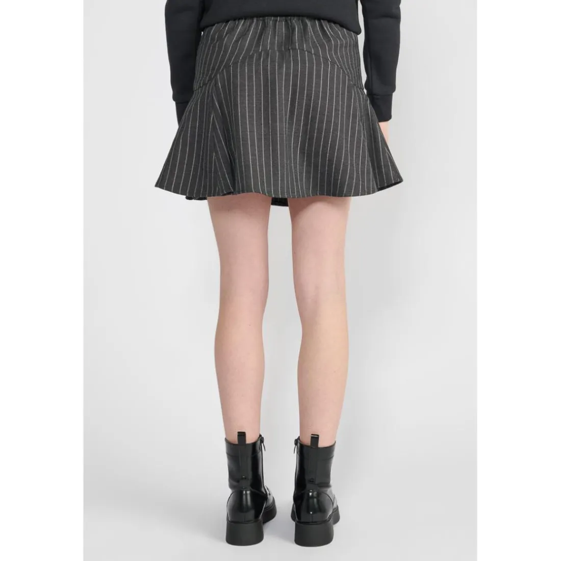 Jupe fille, evasée, patineuse MINAGI gris Isla