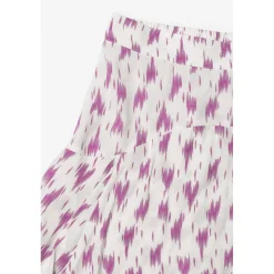 Jupe fille, evasée, patineuse MARLIGI rose en viscose