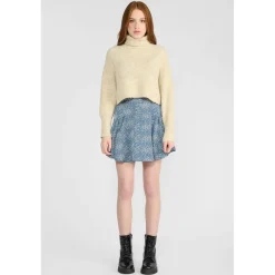 Jupe fille, evasée, patineuse DALOUGI bleu Kara