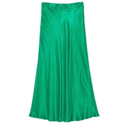 Jupe JILL vert en viscose