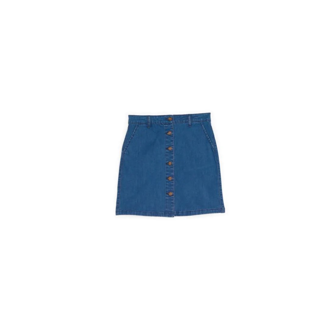 Jupe LAIS bleu stone en coton