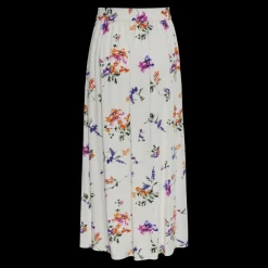 Jupe longue blanc en viscose Xena