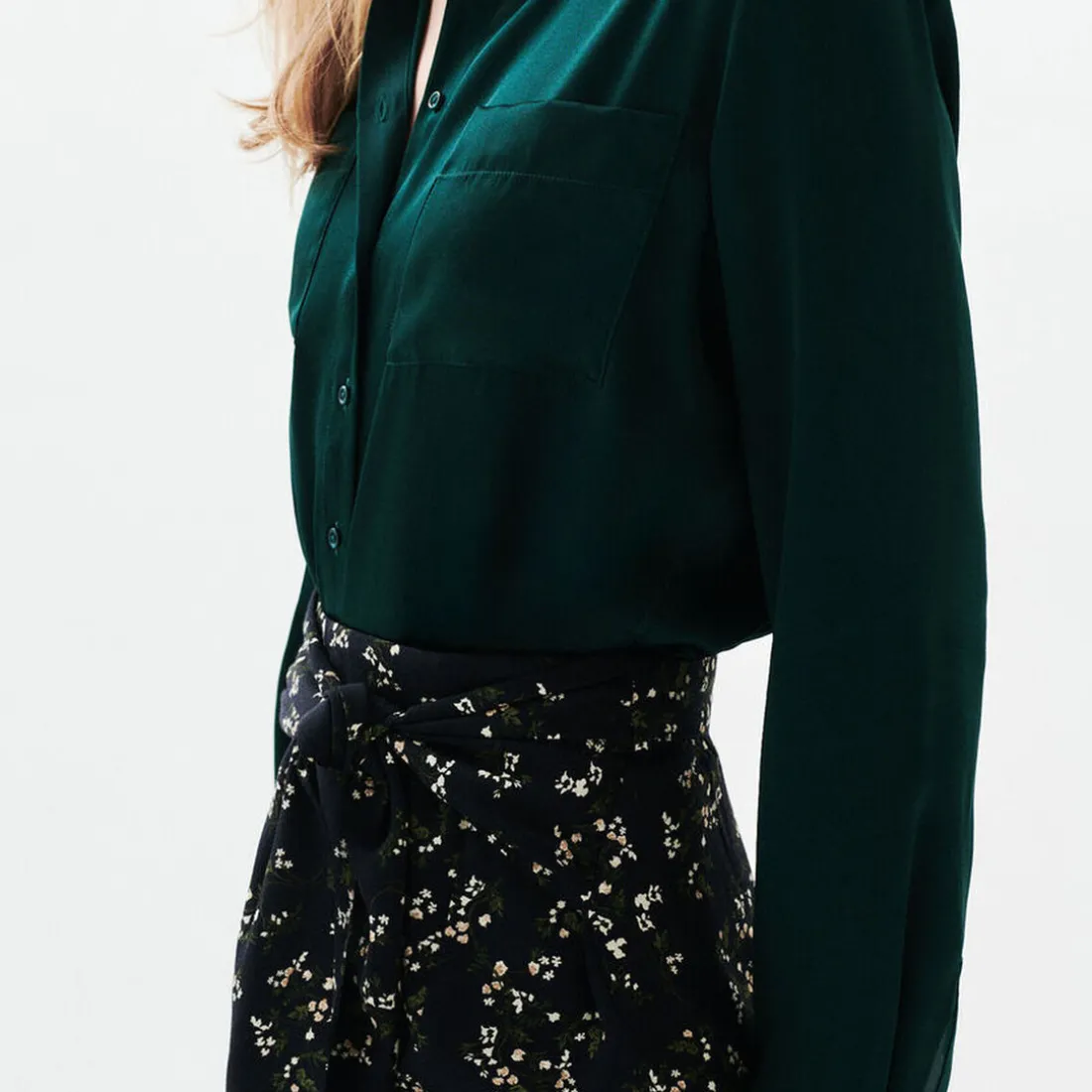 Jupe longue femme noire en viscose