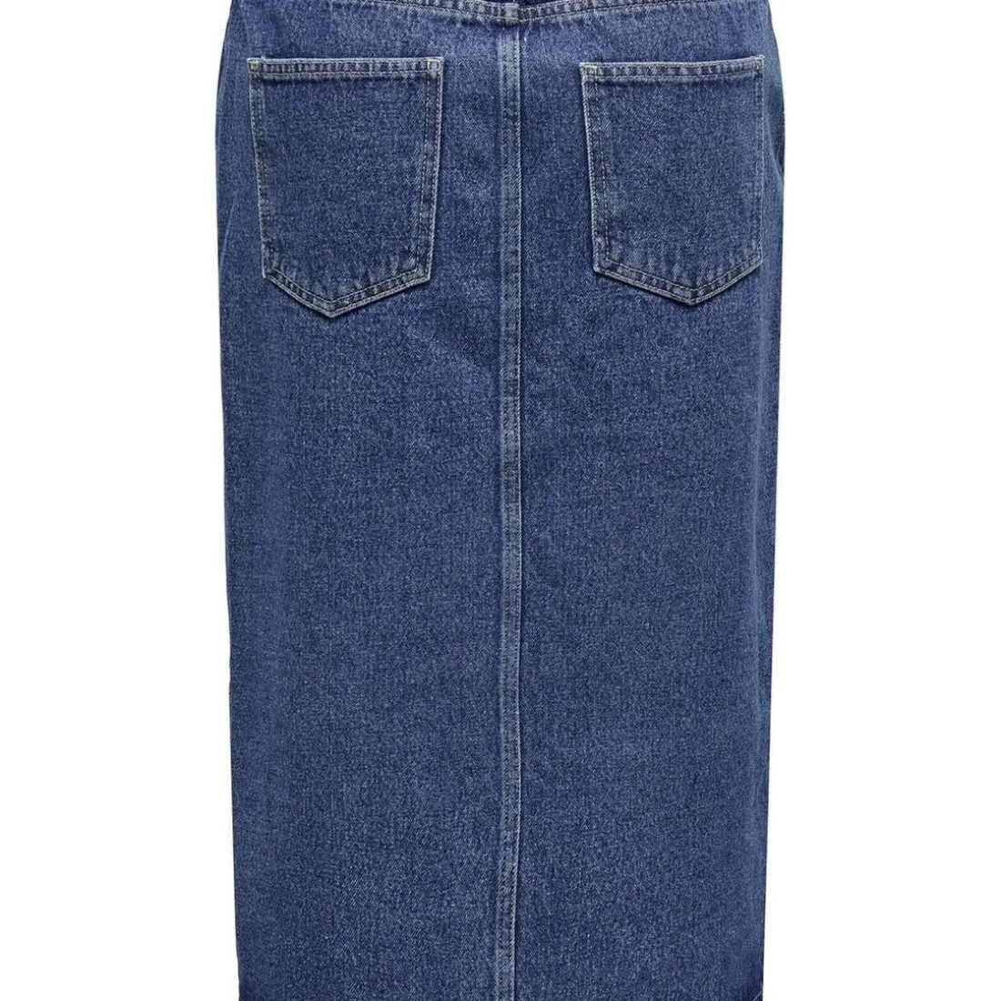 Jupe mi longue en jean Bianca bleu Hazel