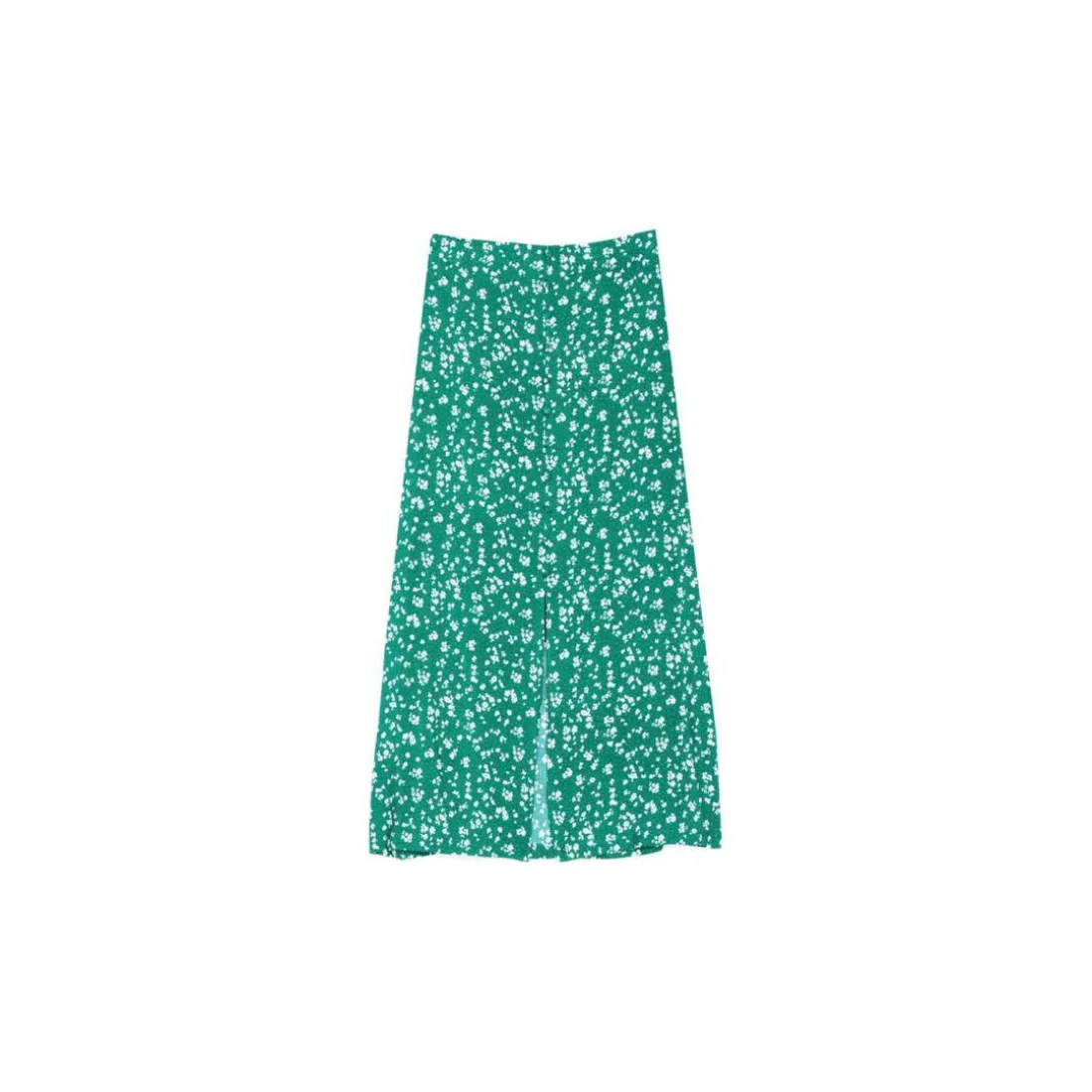 Jupe Midi Dimora vert en viscose