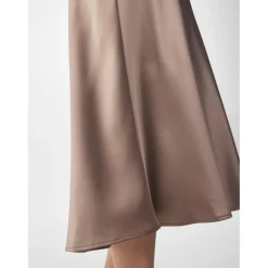 Jupe midi gris