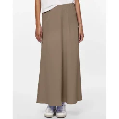 Jupe midi marron Skye