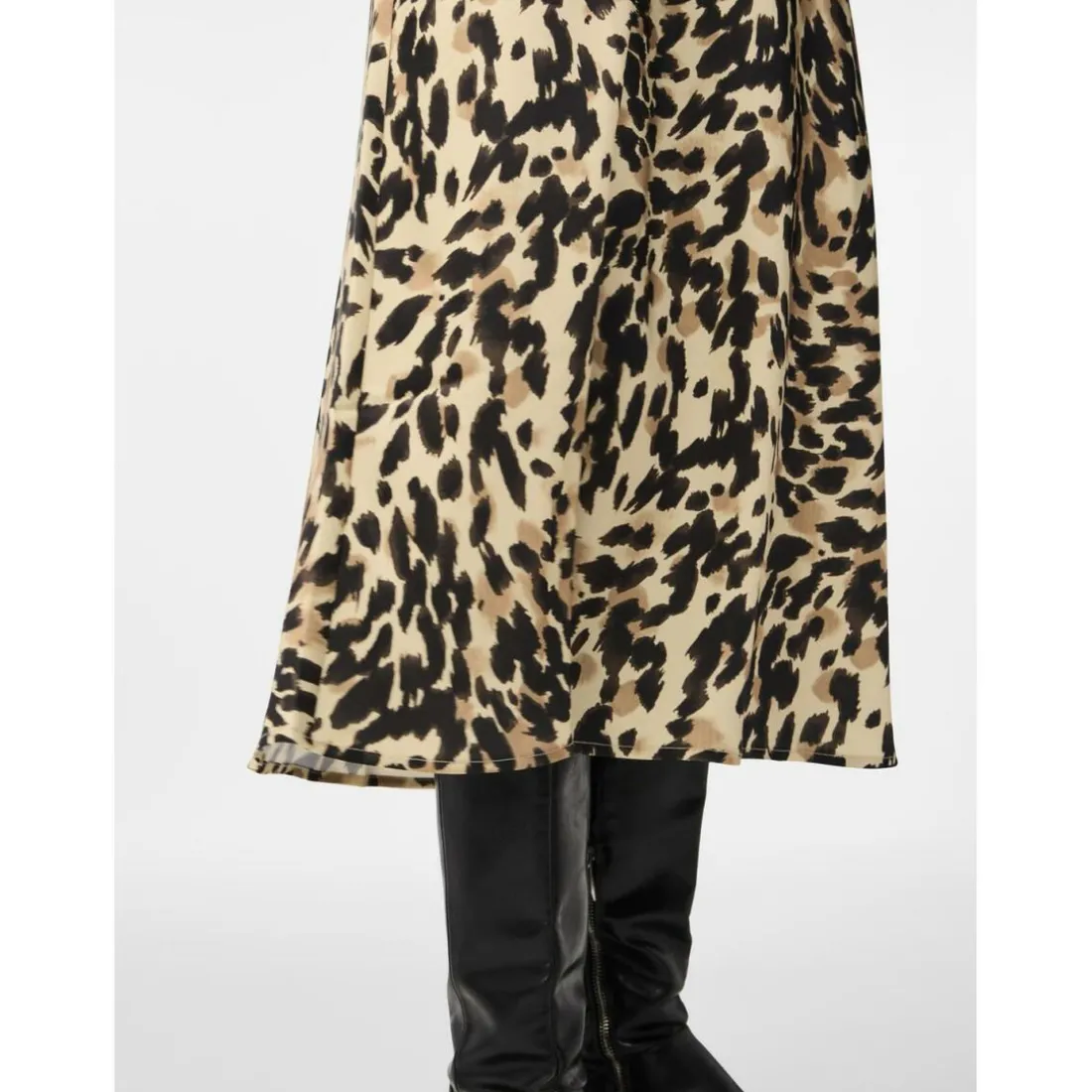 Jupe midi noir Quin