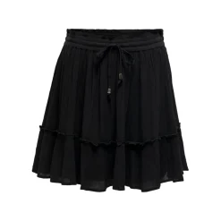 Jupe noir en viscose Yara