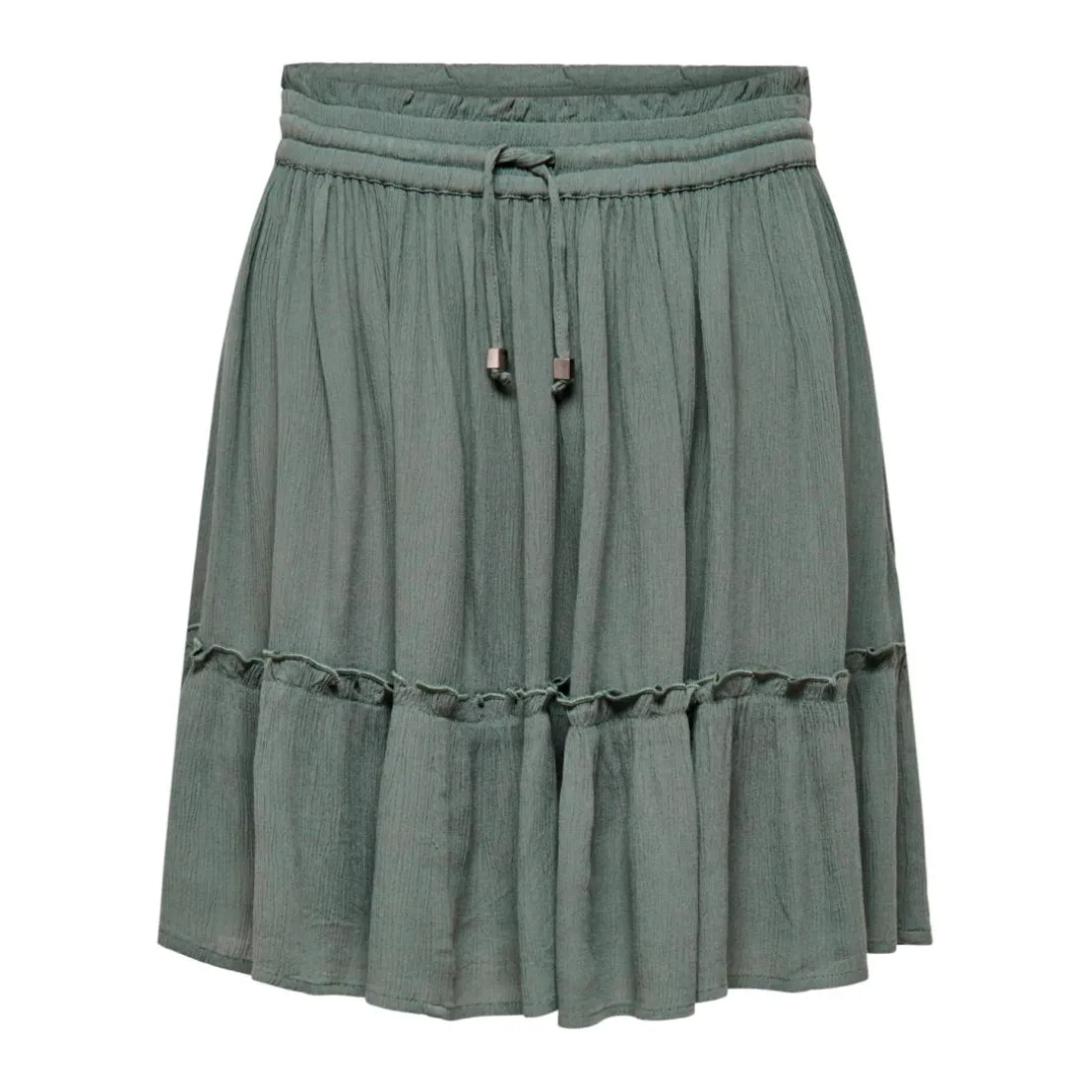 Jupe vert foncé en viscose Clio