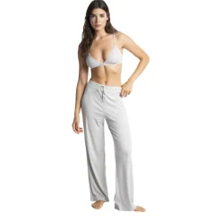 Kate - bas de pyjama long gris en coton