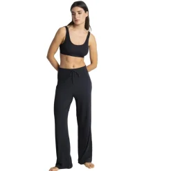 Kate - bas de pyjama long noir en coton
