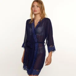 Kimono bleu marine Backstage