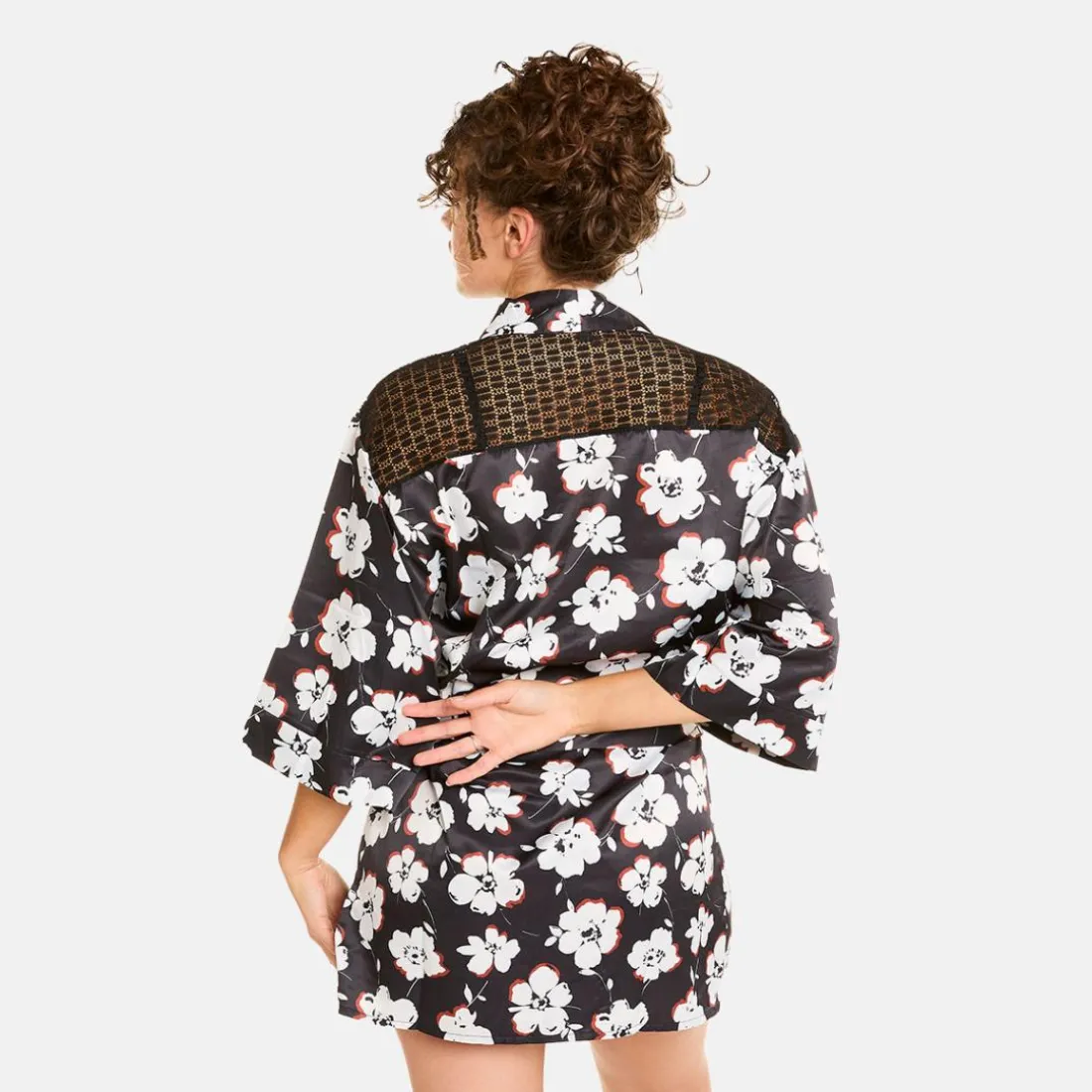 Kimono noir Cookie