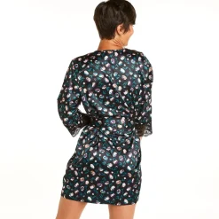 Kimono noir Impériale