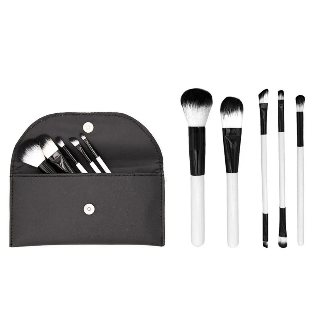 Kit De 5 Pinceaux Blanc - Teint Et Yeux