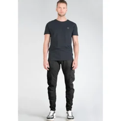 Koge Army Jogg tapered arqué noir en coton