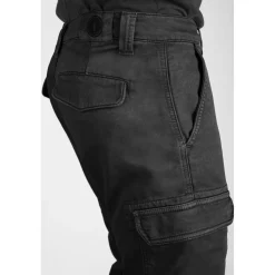 Koge Army Jogg tapered arqué noir en coton