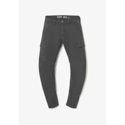 Koge Army Jogg tapered arqué noir en coton