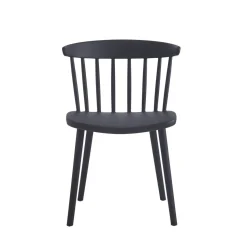 La chaise EXCHANGE avec design scandinave Noir