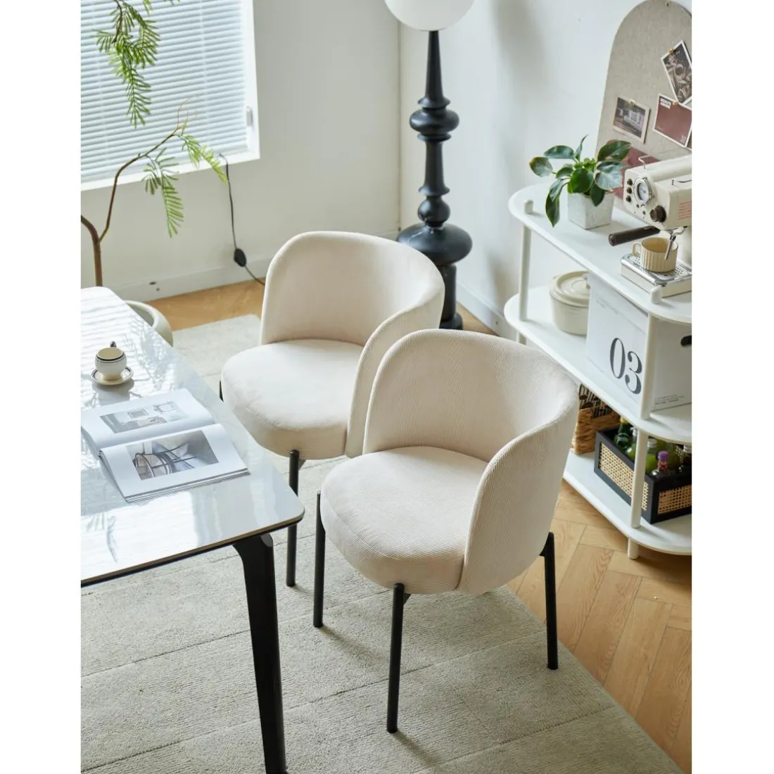 La chaise GRIMSTAD design scandinave Beige