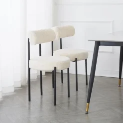 La chaise LARS design scandinave blanc