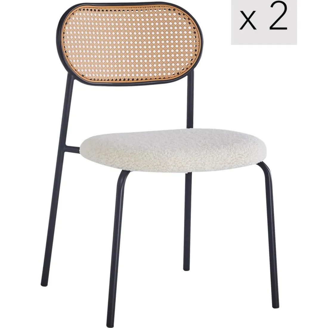 La chaise OREBRO design moderne et son élégant alliage de matières