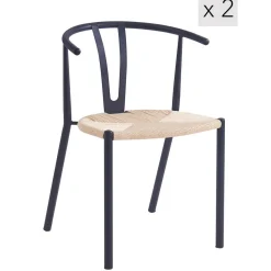 La chaise SUKI design moderne et élégant alliage de matières