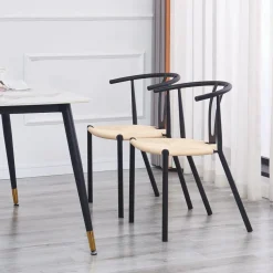 La chaise SUKI design moderne et élégant alliage de matières