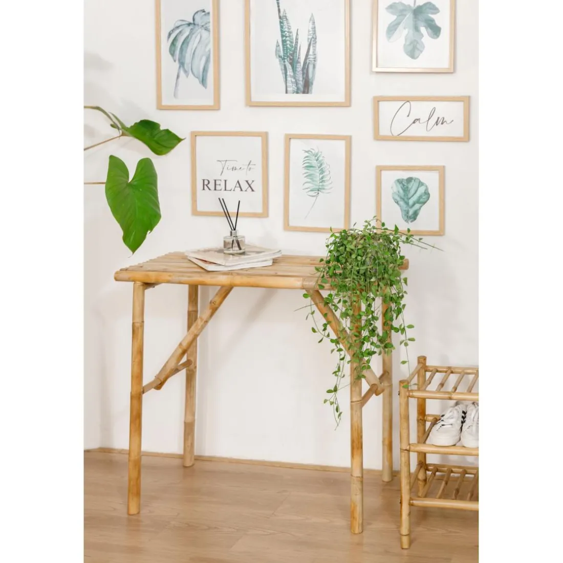 La console PATTANI design scandinave et sa structure en bois massif