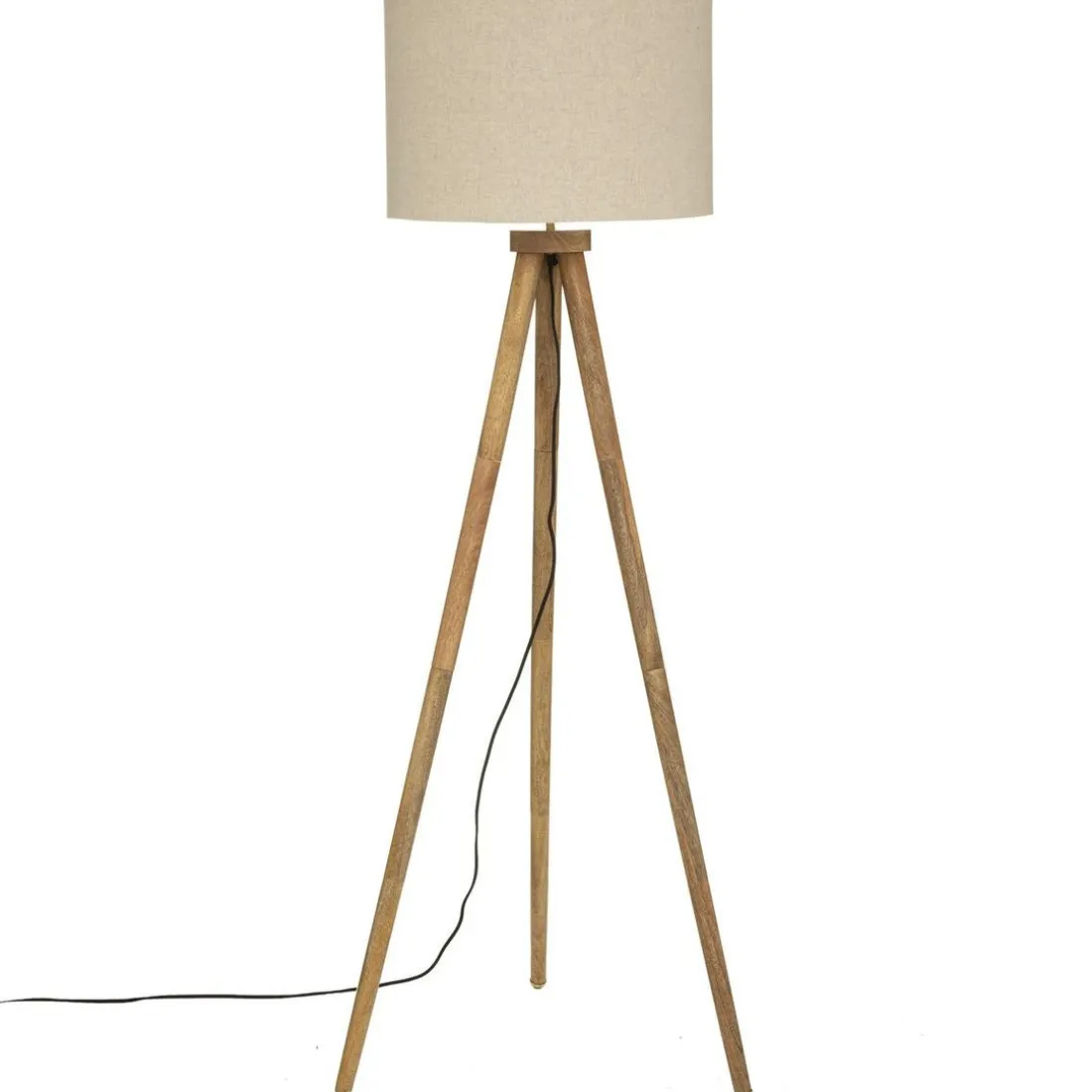 Lampadaire A Trépied Olga Lin H 150 Beige