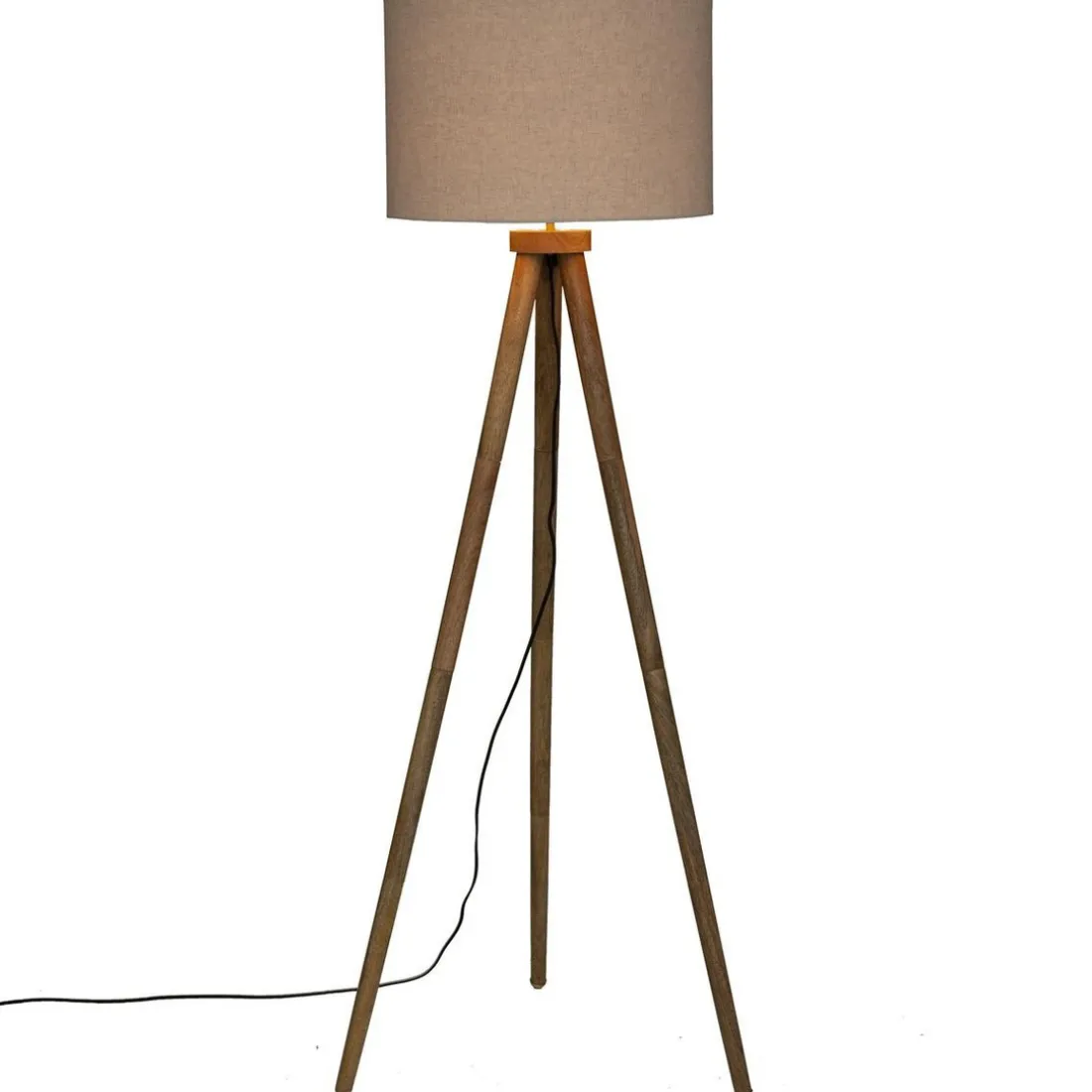 Lampadaire A Trépied Olga Lin H 150 Beige