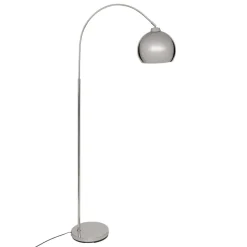 Lampadaire arc secteur Floris argent