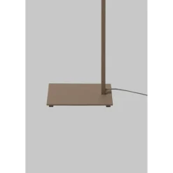 Lampadaire Boston sable abat-jour lin fonce