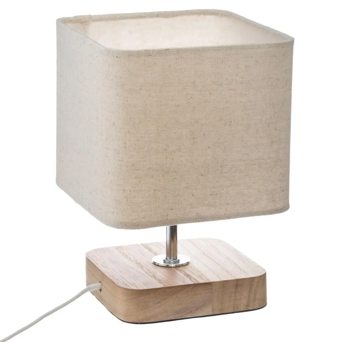 Lampe à Poser Bois H. 21 cm