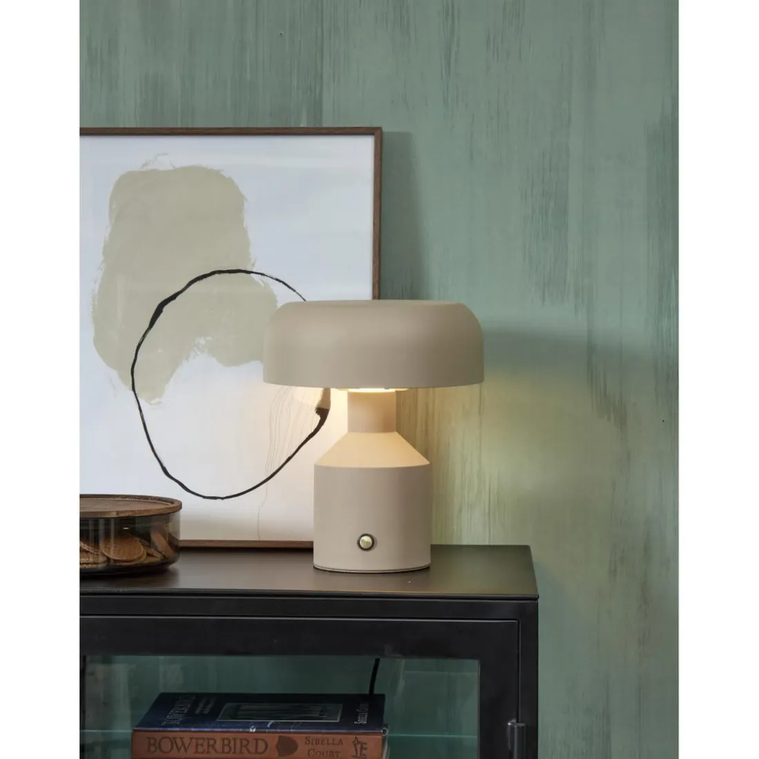 Lampe à Poser en Métal PORTO Sable
