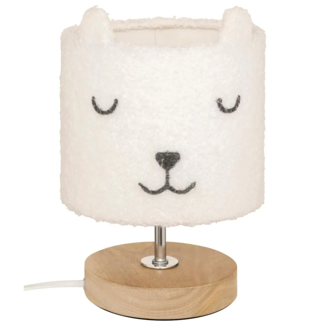 Lampe à poser enfant secteur Toxey blanc