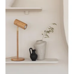 Lampe de table bambou Java naturel