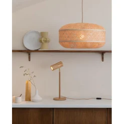 Lampe de table bambou Java naturel