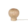 Lampe de table Barbados bambou globe naturel