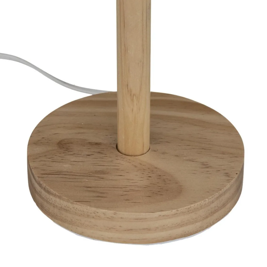 Lampe droite Della, pin, H42 cm
