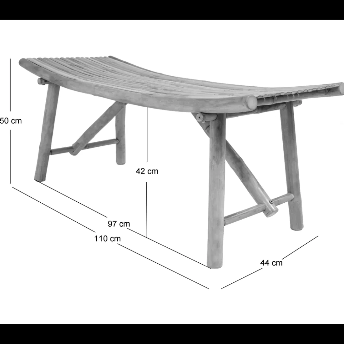 Le banc KOTA design scandinave épuré assise circulaire en bois massif de haute qualité
