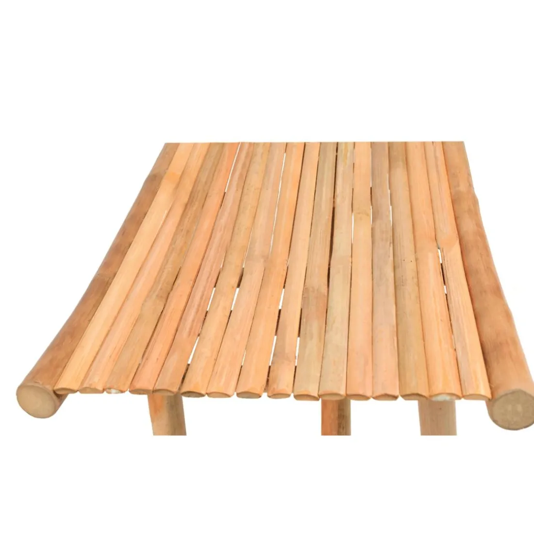 Le banc KOTA design scandinave épuré assise circulaire en bois massif de haute qualité