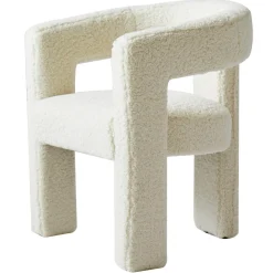 Le Fauteuil ARUSHA design moderne Blanc