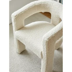 Le Fauteuil ARUSHA design moderne Blanc