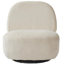 Le fauteuil de salon KAMPALA avec son design moderne beige