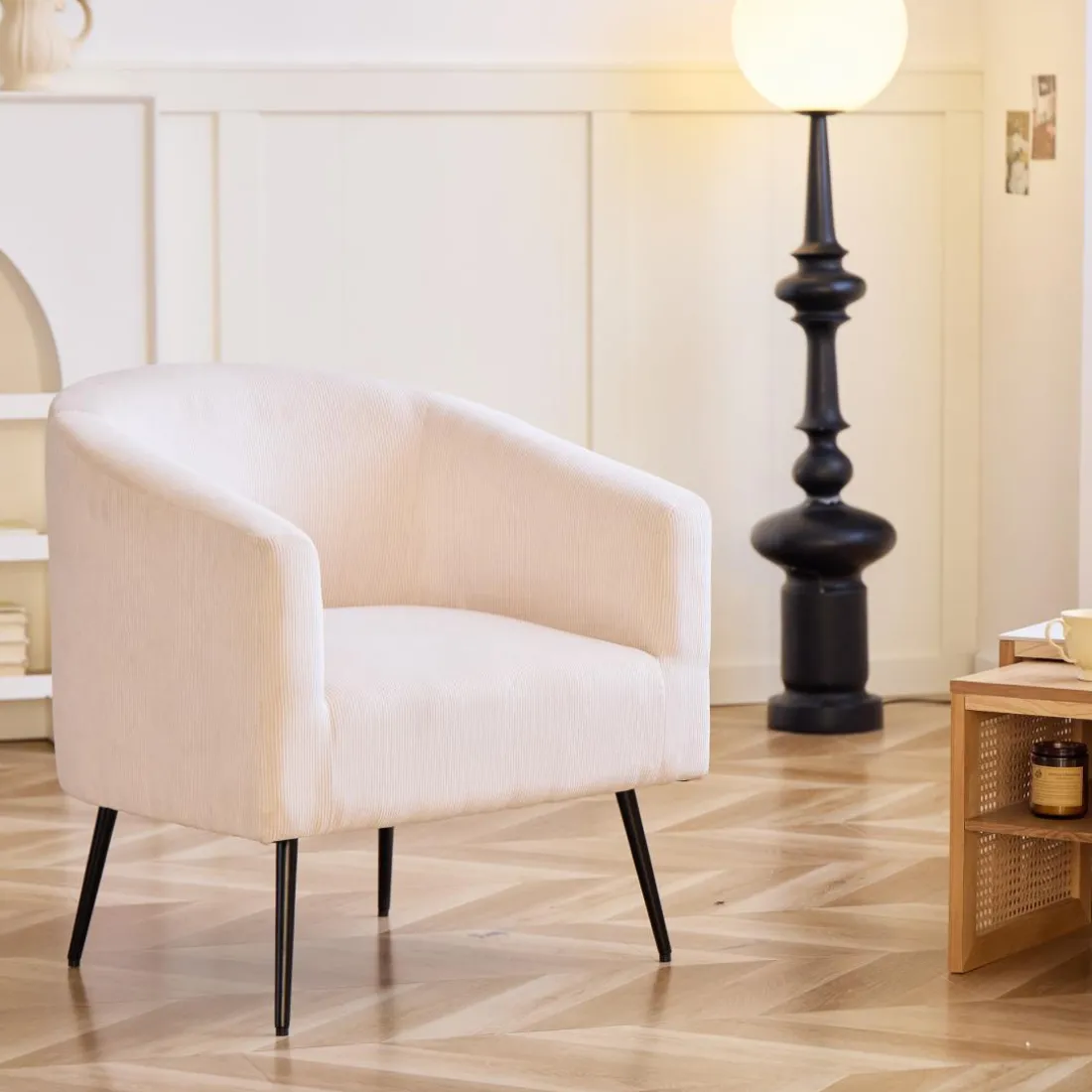 Le fauteuil de salon KIRUNA design moderne de haute qualité